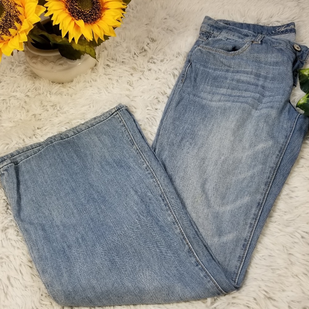 American eagle flared jeans 80s vintage size 10R - Picture 1 of 6